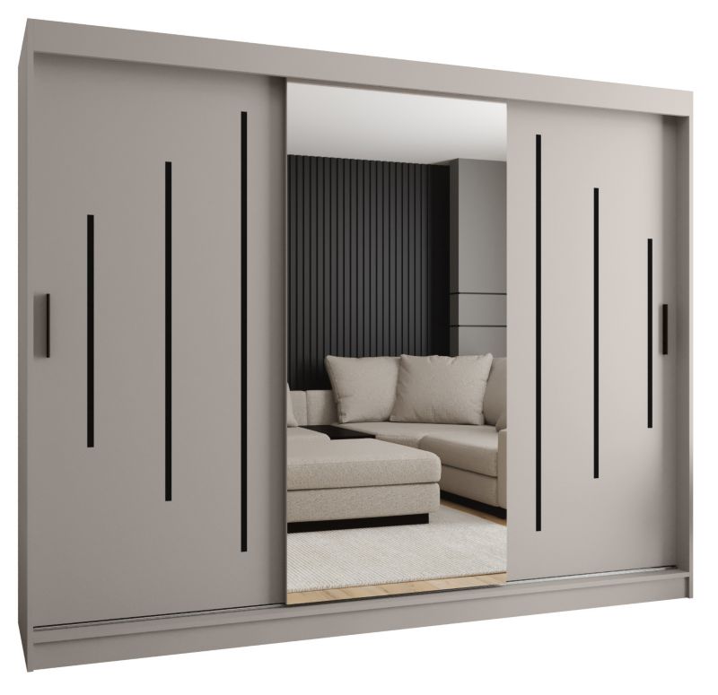 Szafa przesuwna Abiks RUBINO Y1 250 kaszmir 1szt.