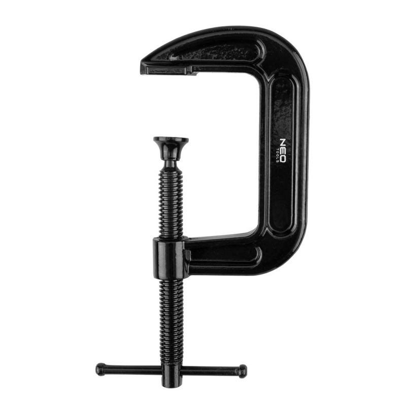 Ścisk stolarski NEO TOOLS śrubowy, typ C (G), 75 mm (3"), żeliwny, waga 485g 1 szt