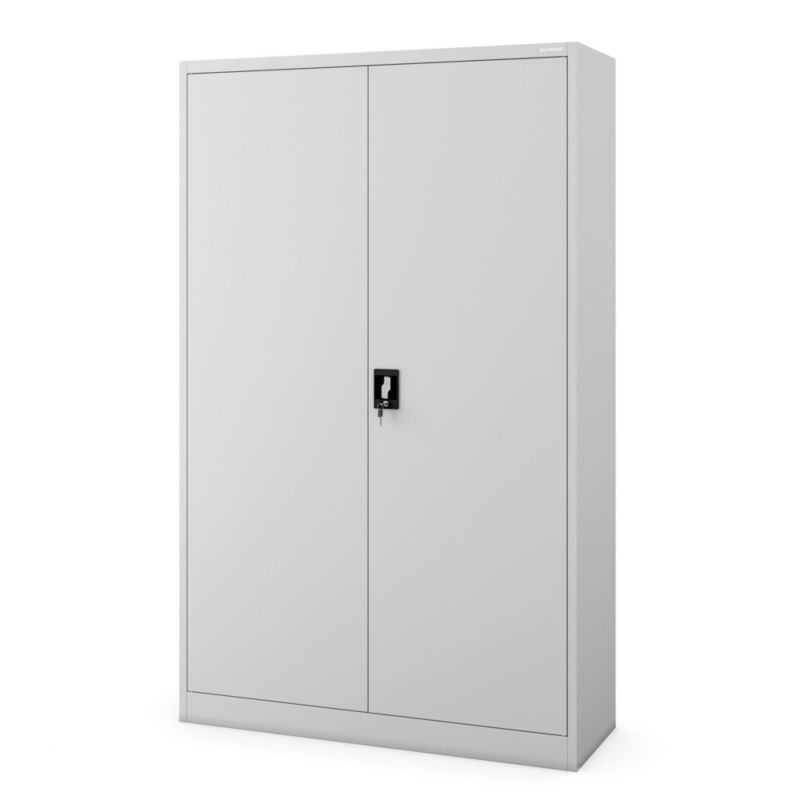 Szafa metalowa biurowa Jan Nowak 185x115x40 cm szara 1 szt