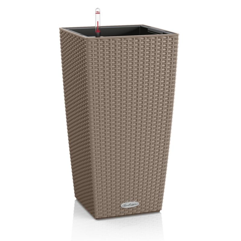 Doniczka Lechuza Do Domu Ogrodu CUBICO 30 Cottage Piaskowy Brąz 1 szt