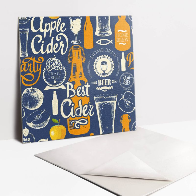 Kafelki samoprzylepne Tulup 30x30 cm Cydr jabłkowy 9 szt.