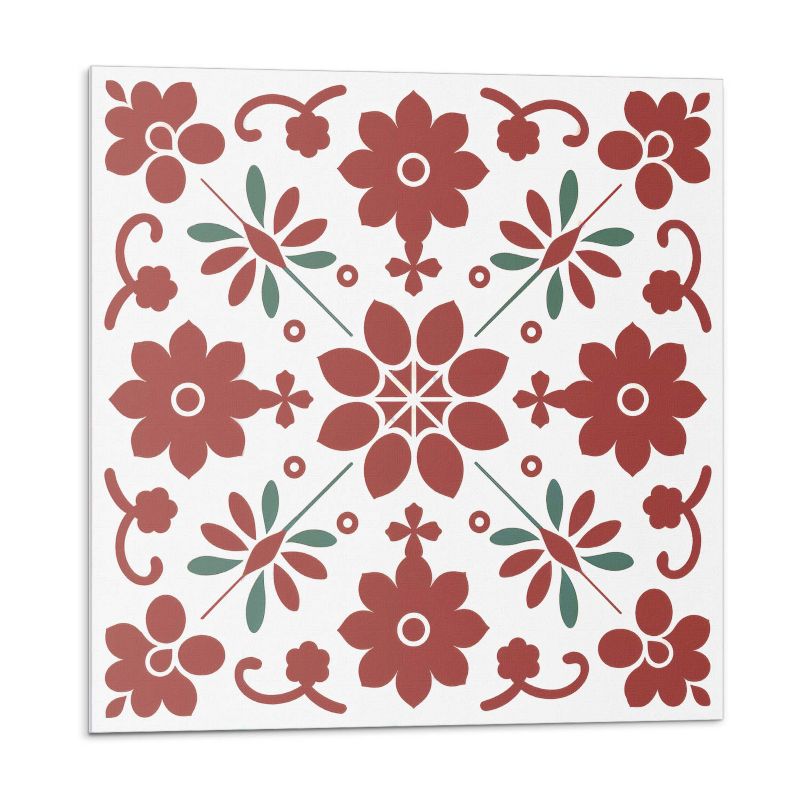 Kafelki samoprzylepne Wallfluent 20x20 cm Roślinny wzór z liśćmi 20 szt.