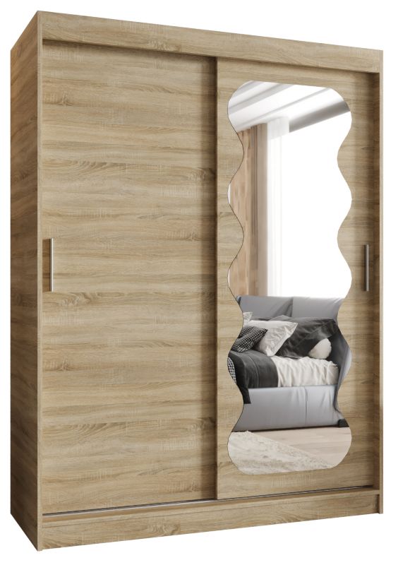 Szafa przesuwna Garderoba Abiks SPOTI 150 dąb sonoma 1szt.