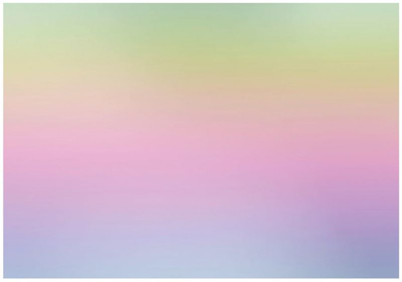 Tapeta Dziecięca Tęcza Pastelowa Dla Dziewczynki WALLARENA 300x210 cm Fototapeta Dla Dzieci Na Flizelinie 1 szt.