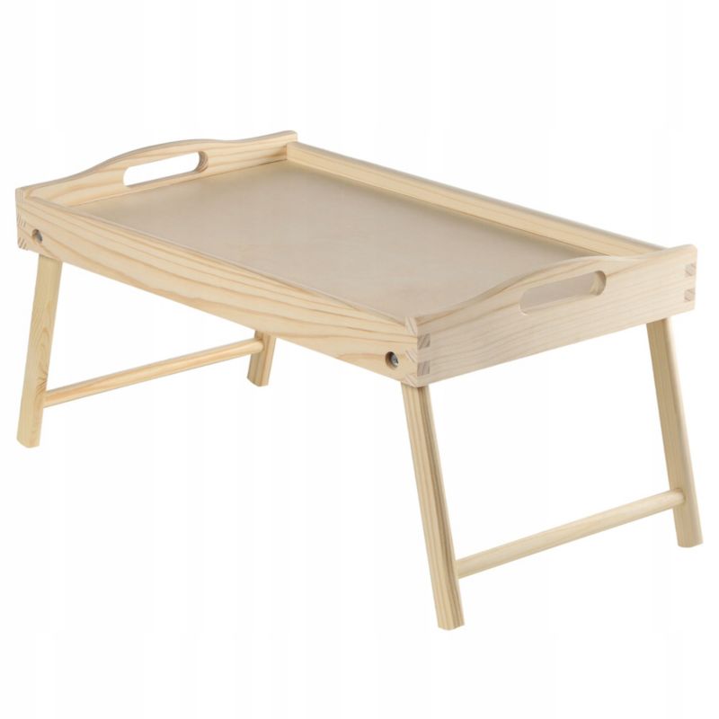 Taca KADAX Stolik Śniadaniowy Pod Laptop Do Łóżka Tacka Śniadaniowa Naturalna 1szt.