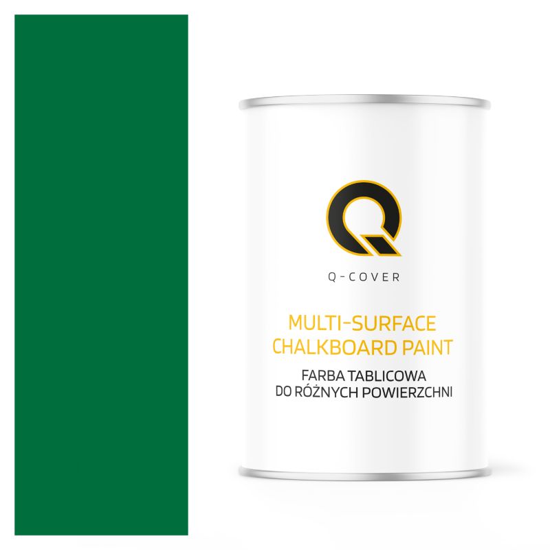 Farba Tablicowa Do Ścian Pisania Kredą Q-Cover Kolor Zielony RAL6029 Mat 1L