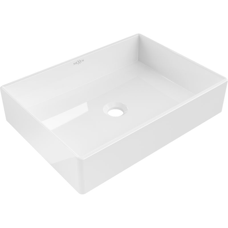 Umywalka nablatowa Mexen Goya biała 51x37 cm 1 szt.