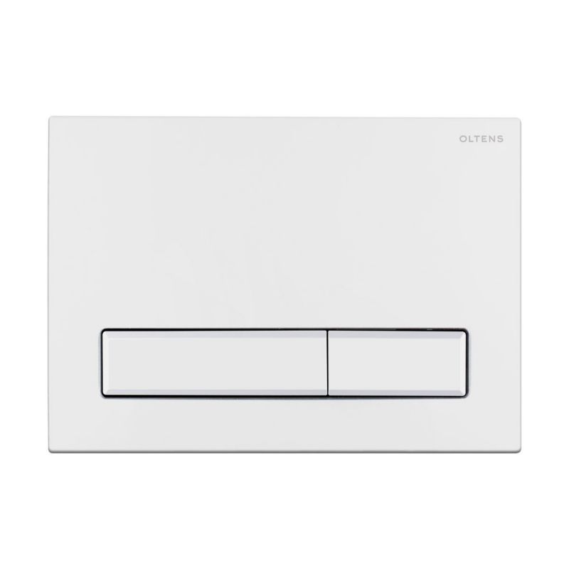 Przycisk spłukujący Oltens Torne do WC biały mat 3/6L 22x15 cm 1 szt.