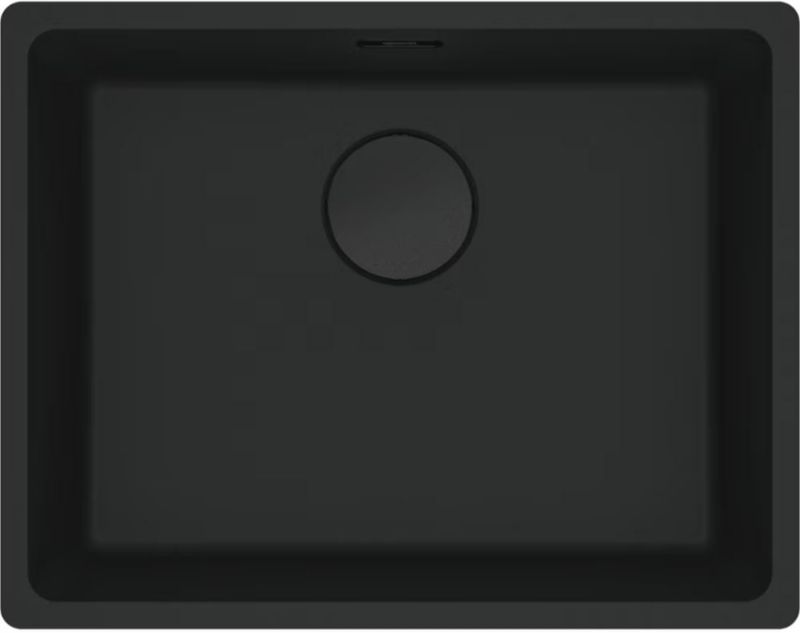 Zlewozmywak granitowy Franke Maris czarny mat 52x40 cm, Fragranite, 1 szt.