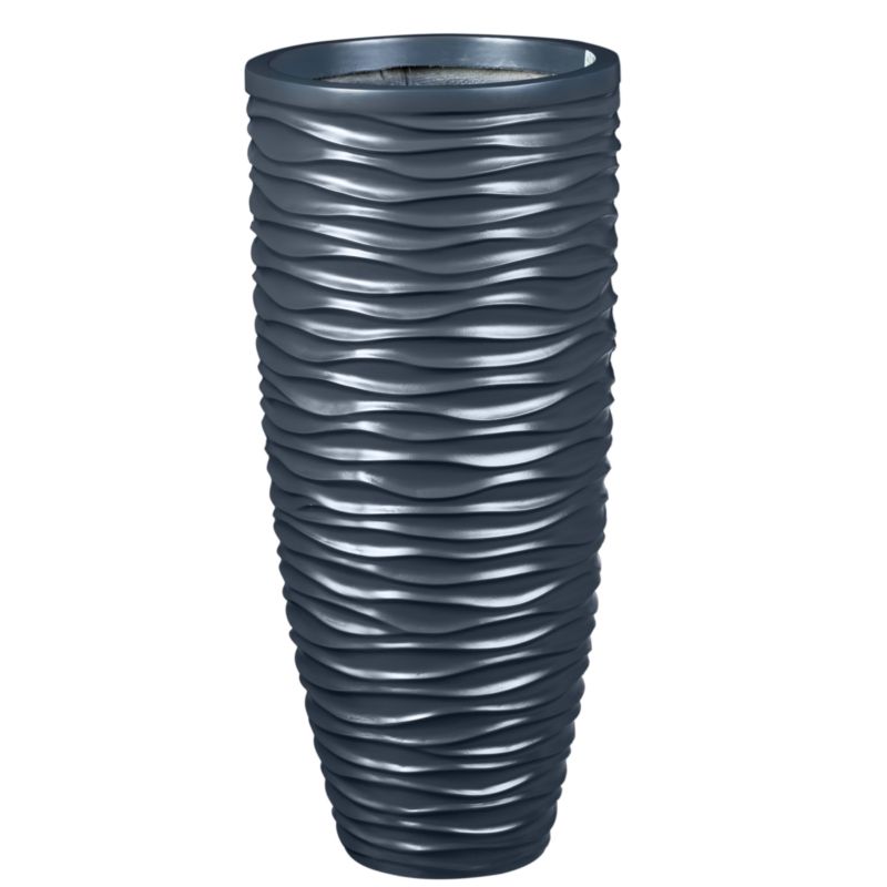 Doniczka Zadora Z Włókna Szklanego Na Taras Do Domu D7087D antracyt Mat 1 szt