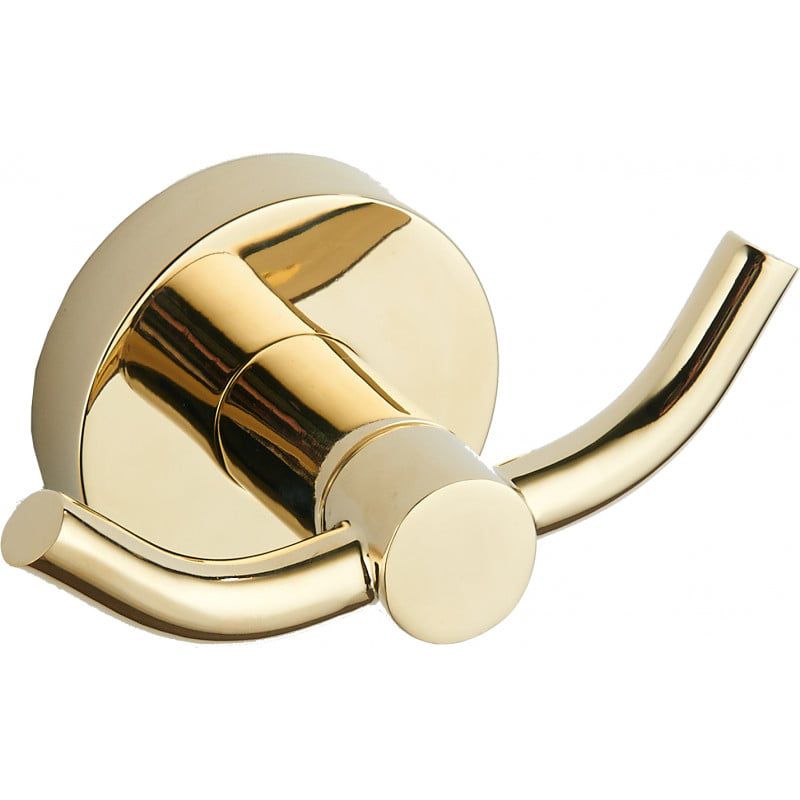 Haczyk na ręcznik podwójny Mexen Remo złoty 1 szt.