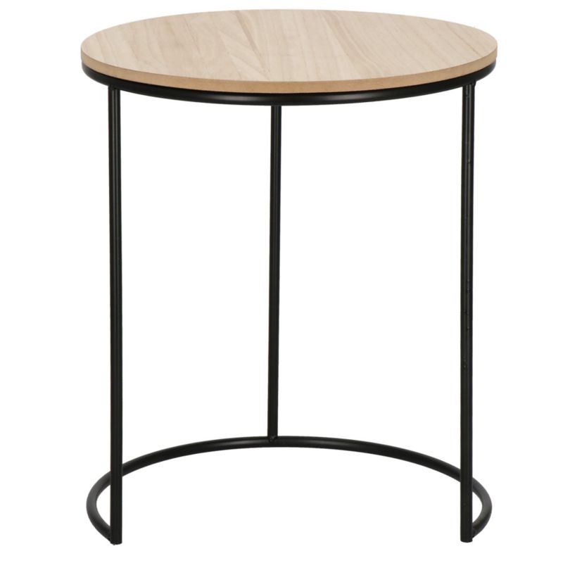 Stolik kawowy Springos metalowy okrągły metalowy 1 szt.