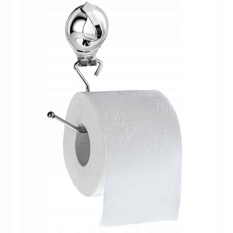Uchwytna Papier Toaletowy KADAX Wieszak Z Przyssawką Srebrny 1 szt.
