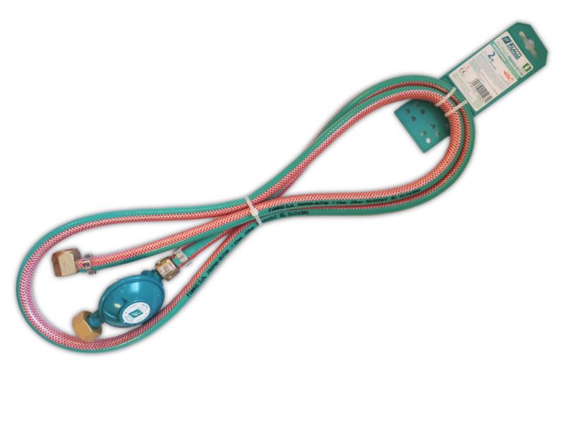 Wąż z reduktorem Famas Minivistomatic - 2 metry - kątowy - 1 szt