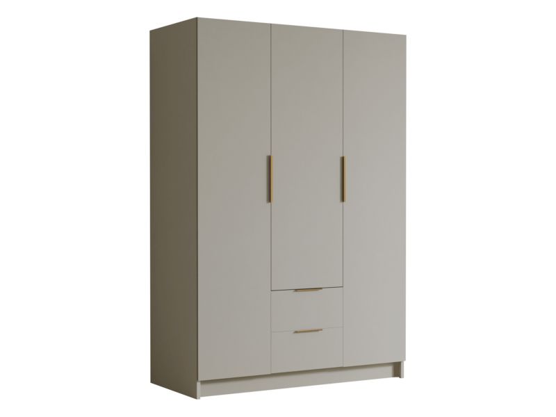 Szafa pokojowa MIRJAN 24 Calwi I 150 kaszmir + złoty 1 szt.