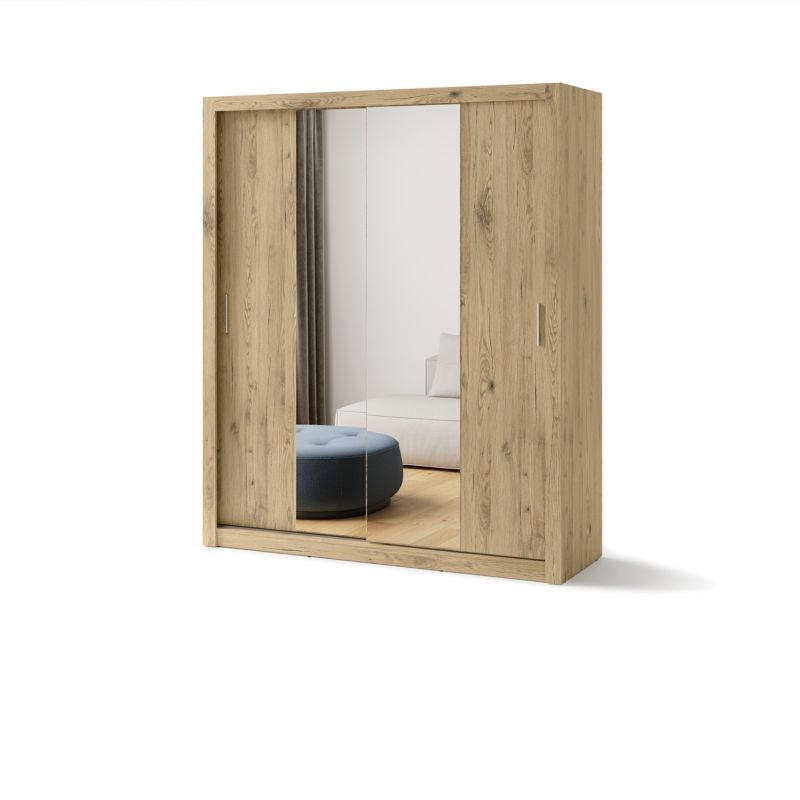 Szafa przesuwna MINIO go for it JADIA 3 , dąb san remo jasny 1 szt.