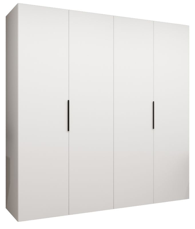 Szafa uchylna Abiks MARBELLA 1 200 wys 202 cm Biały + Czarny 1 szt