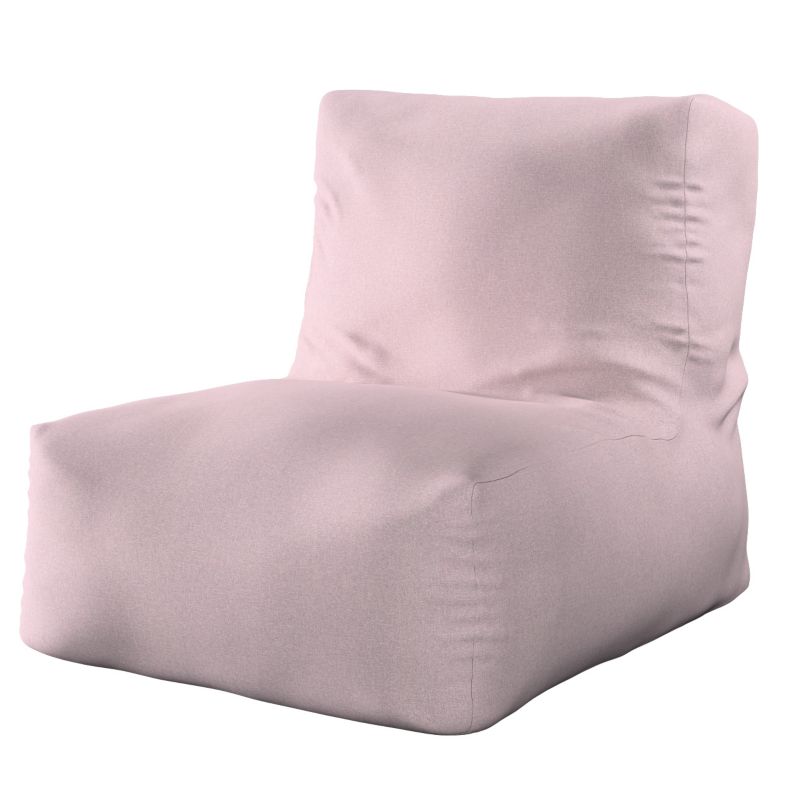 Pufa- fotel Dekoria 67 x 31 x 75 cm pastelowy róż 1 szt.