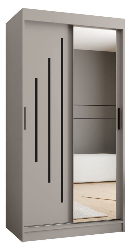 Szafa przesuwna Abiks RUBINO Y2 100 kaszmir 1szt.