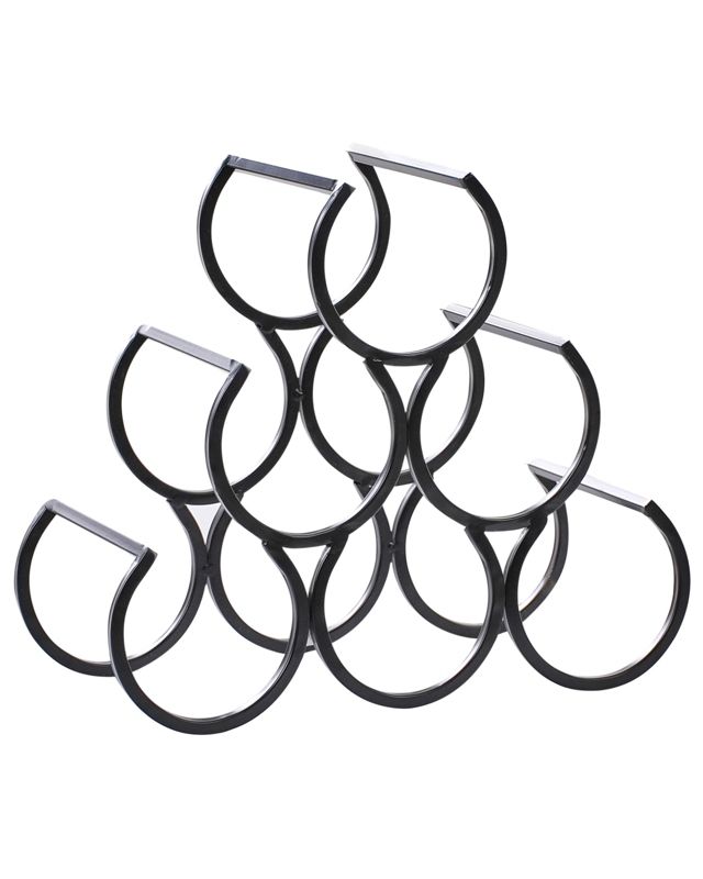 Stojak na wino Lurgan Czarny 1 szt.