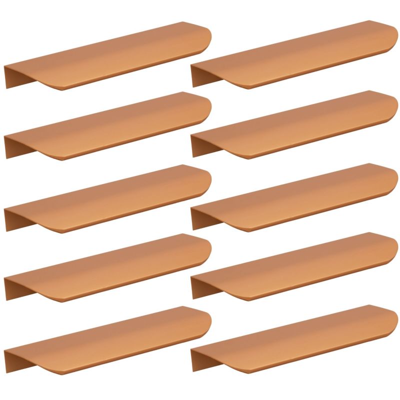 Uchwyt meblowy B&B krawędziowy 130 mm miedziany 10 szt