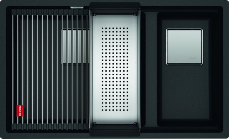 Zlewozmywak Franke Kanon KNG 120 Fragranite Onyx 1,5-komory 76x46 cm 1 szt.