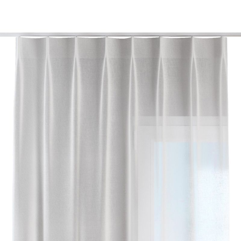 Zasłona na haczykach flex pojedynczych 130 x 245 cm Dekoria prześwitujący ecru 1 szt.