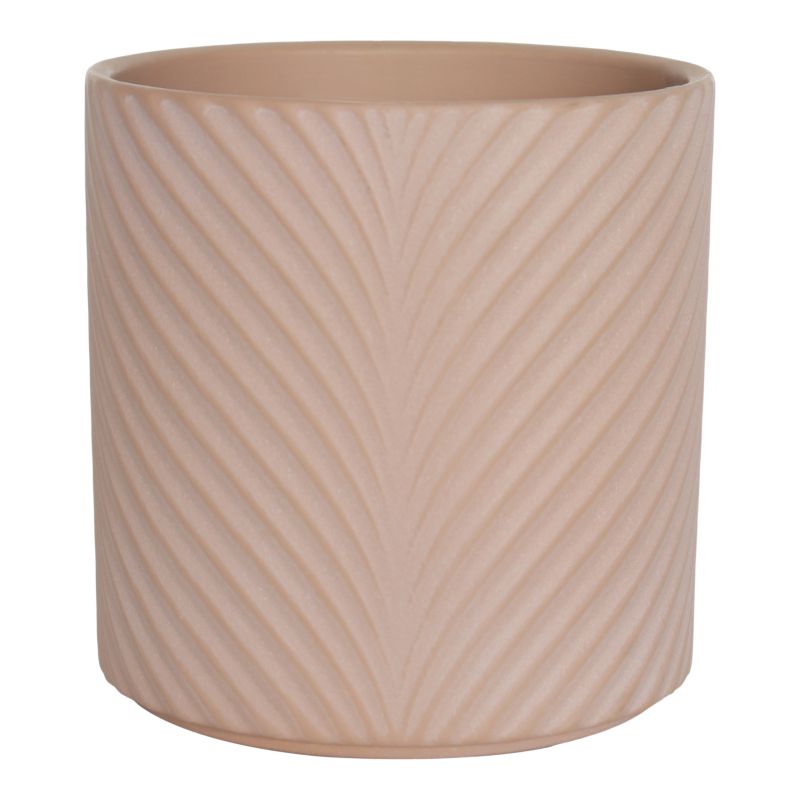 Doniczka Verve 13 cm różowa skos