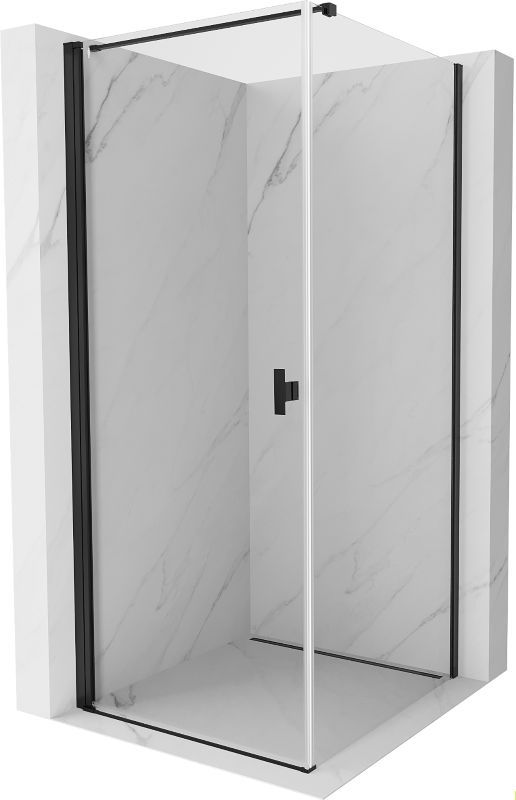 Kabina prysznicowa Mexen Mist-B czarna 95x95 cm 1 szt