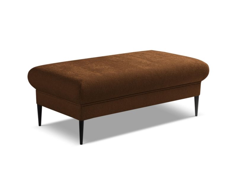 Pufa LaMiaSofa DIANO z tkaniny szenilowej 111x60 cm terakota 1 szt.