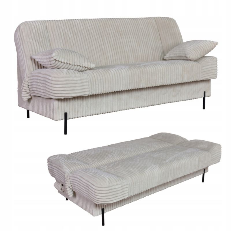 Kanapa do salonu rozkładana Family Meble Sara beżowa 1szt