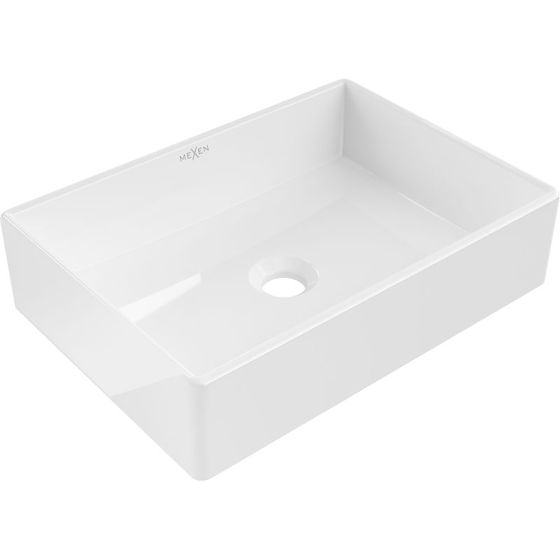 Umywalka nablatowa Mexen Goya biała 45x32 cm 1 szt.
