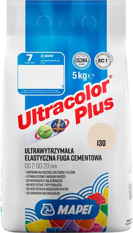 Fuga elastyczna Mapei Ultracolor Plus 130 jaśminowa 5 kg