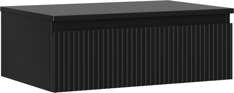 Szafka łazienkowa podumywalkowa Mexen Rivel czarny mat 70x46 cm 1 szuflada 1 szt.