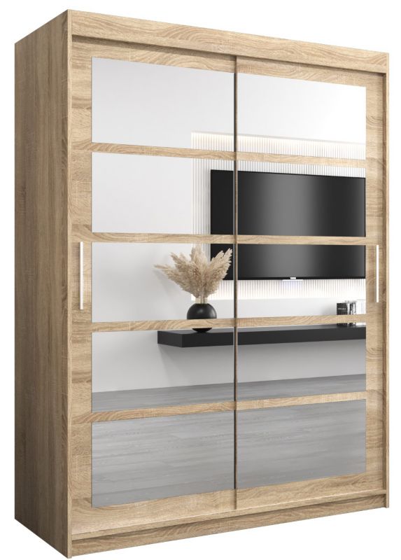 Szafa przesuwna Abiks ROMA 2 150 sonoma + sonoma 1 szt.