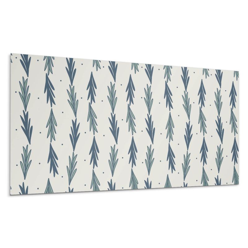 Panel samoprzylepny Wallfluent 100x50 cm Regularny motyw liści na stylowym tle 1 szt.