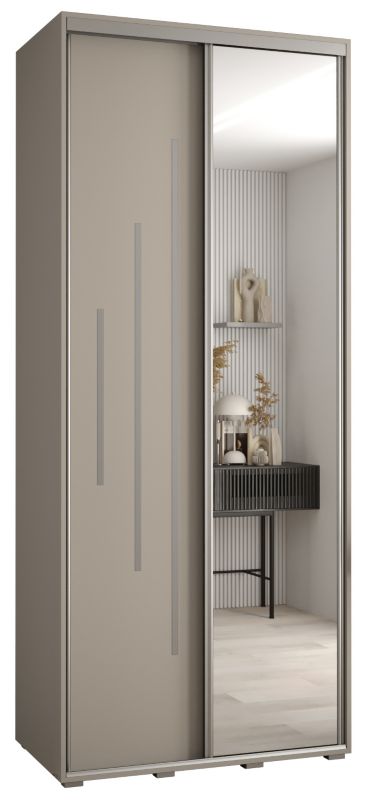 Szafa przesuwna Abiks 45 wysoka Dakota 13 100 kaszmir+kaszmir+sreb 1 szt