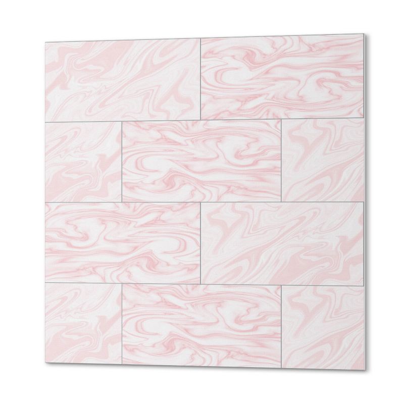 Winylowe Kafelki Samoprzylepne ArtPrintCave 20x20 cm Wzór marmurowy z falami 20 szt.