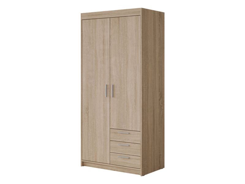 Szafa MIRJAN 24 dwudrzwiowa Elena 2D3S dąb lefkas 1 szt.
