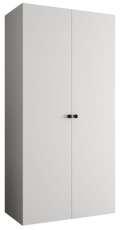 Szafa uchylna Abiks PARMA 1 100 wys. 202 cm Biały + u. Czarny 1 szt