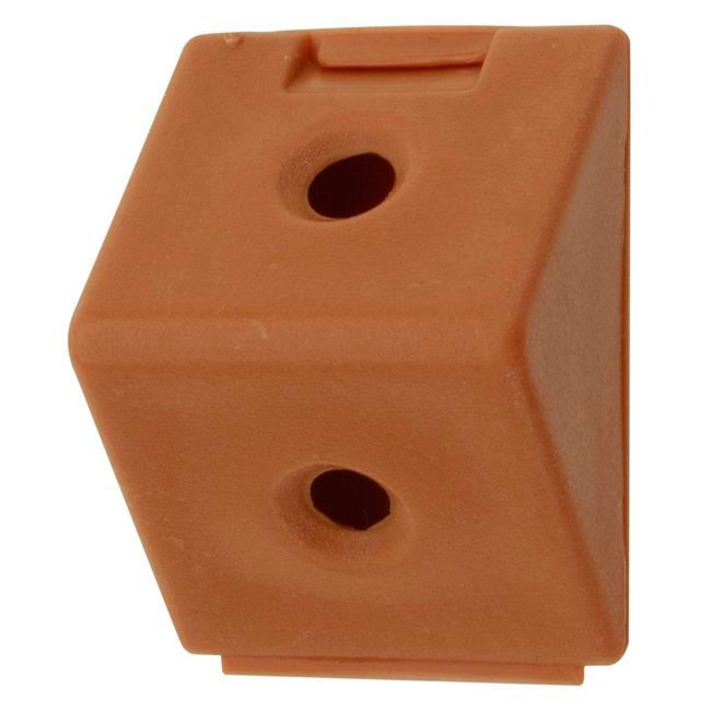 Złącze meblowe Diall pojedyncze wiśniowe 12 szt.