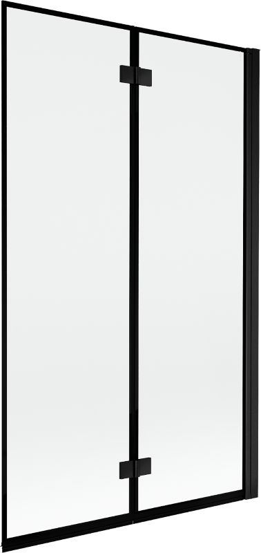 Parawan nawannowy Mexen Mist czarny 110 x 150 cm 2-skrzydłowy - 8A9-110-002-70-70-P 1 szt.