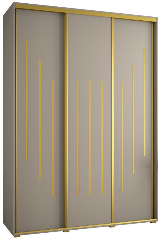 Szafa przesuwna Abiks 45 wysoka Dakota 8 170 kaszmir+kaszmir+złoty 1 szt