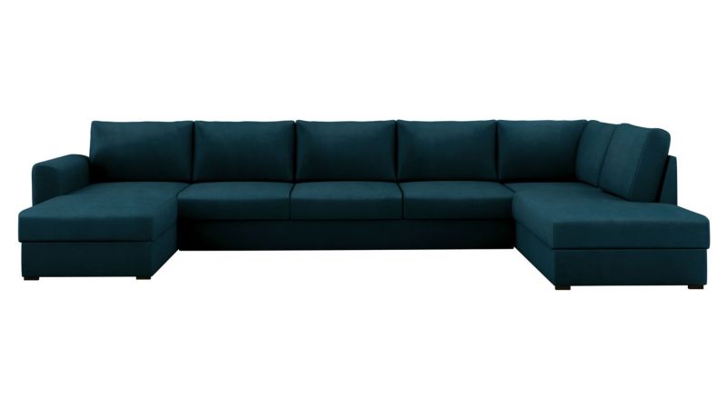 Narożnik z funkcją spania MIRJAN 24 Wilma Large Premium prawy granatowy 1 szt.