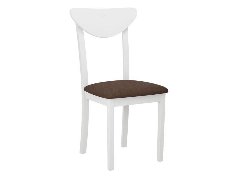 Krzesło MIRJAN 24 Hugo New III biały/strukturalny brąz 1 szt.
