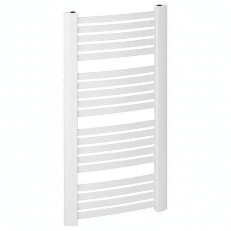 Grzejnik łazienkowy Luxrad Wento 102,5x48 cm podłączenie dolne biały 434W 1 szt