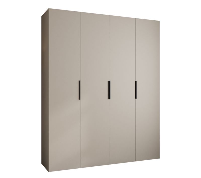 Szafa uchylna Garderoba COMO 4 200 (kaszmir/czarny)