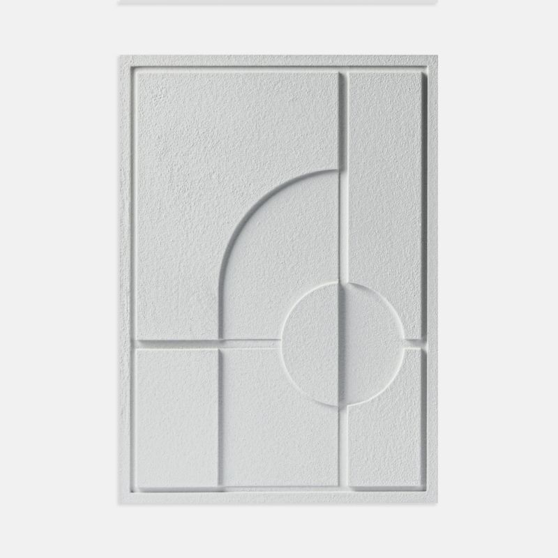 Wall Decor Murso by Cezar Geometric 1 350x500x18mm Bianco 1 szt.