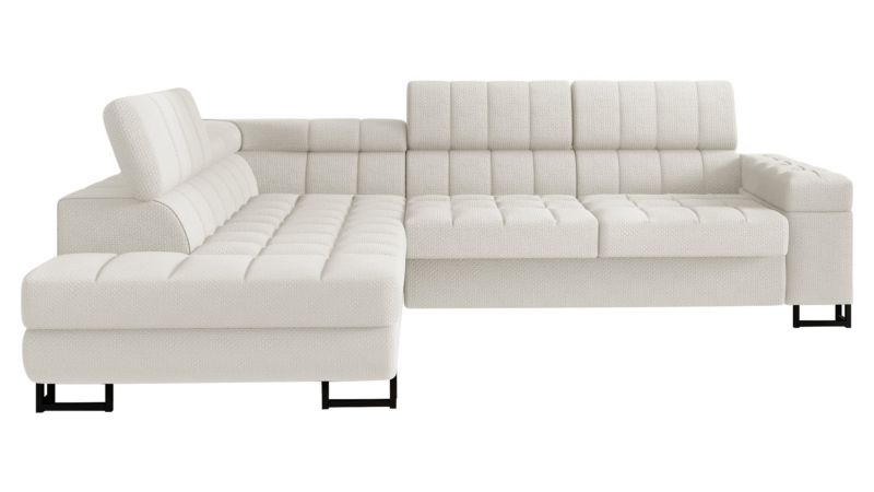 Narożnik z funkcją spania MIRJAN 24 Laris lewy śmietankowy 1 szt.