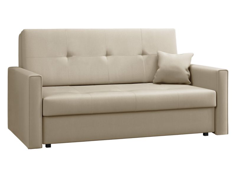 Kanapa rozkładana MIRJAN 24 Viva Bis III beżowy plusz 1 szt.